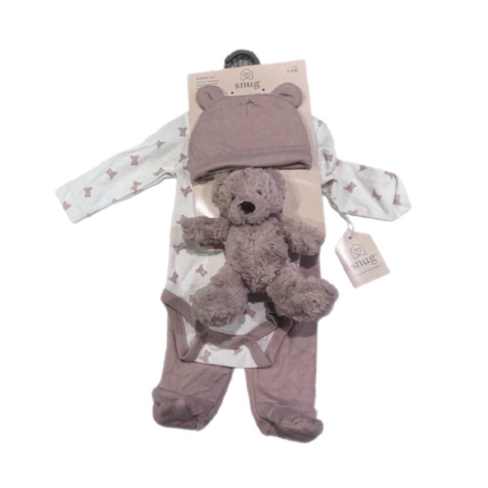 Kids' Bear Outfit Set with Teddy bear